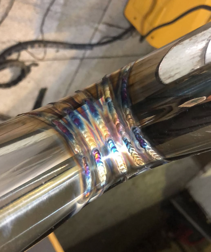 Solda TIG em inox Elite Exhaust